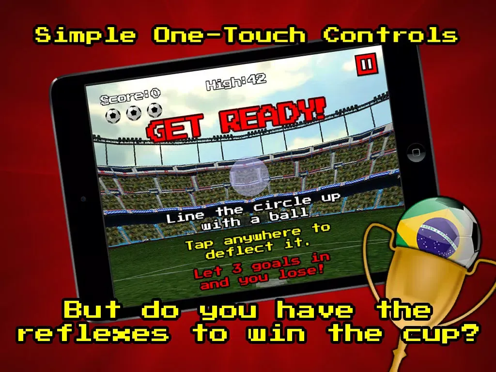 World Cup Goalie Challenge 2014 iPad  Screenshots