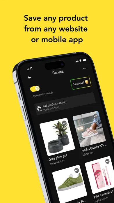 mesh: Wishlists with friends应用截图