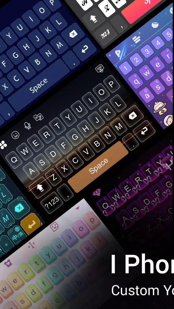Ảnh chụp màn hình của iPhone Keyboard