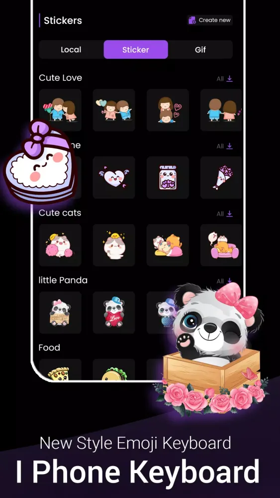 Ảnh chụp màn hình của iPhone Keyboard