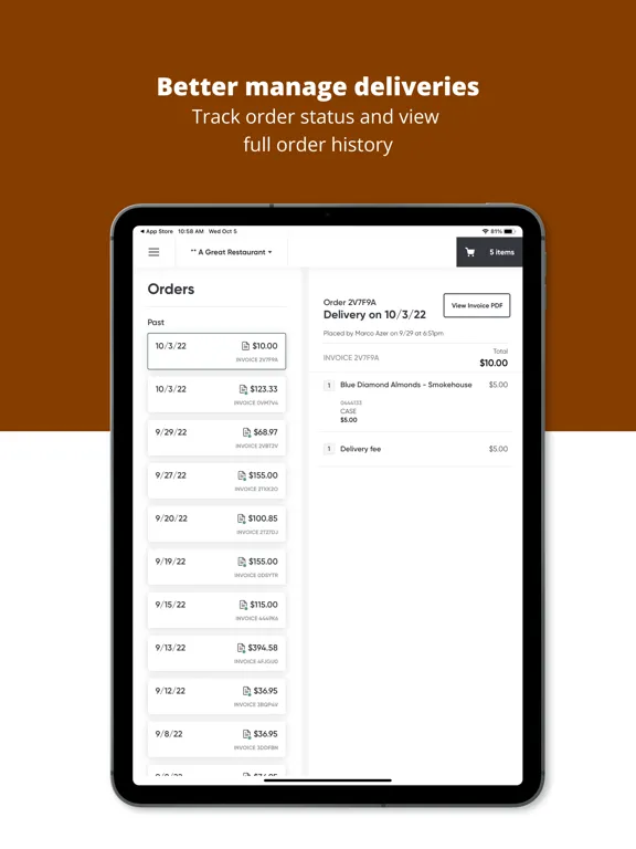 City Produce Connect iPad 应用截图