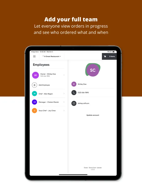 City Produce Connect iPad 应用截图