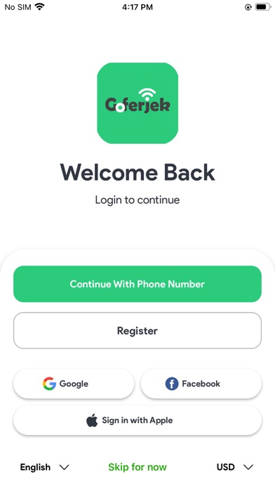 GoferJek-Customer سکرین شاٹس