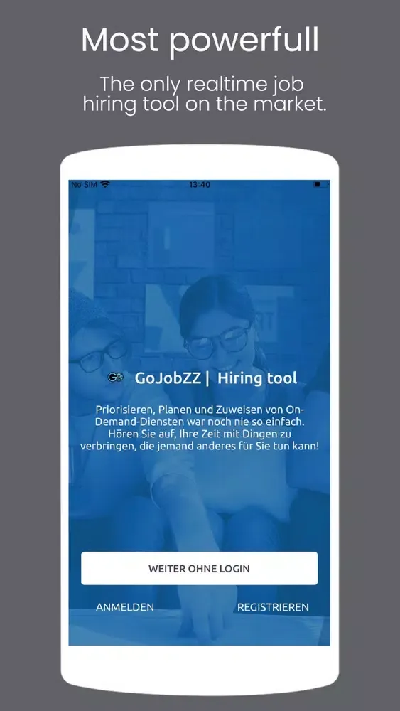 Скриншоты GoJobZZ | Hiring tool