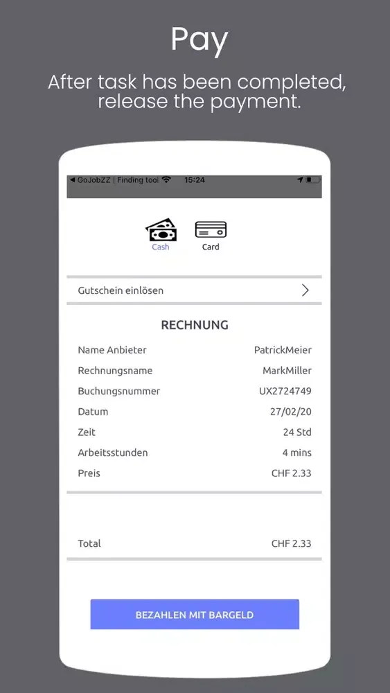 Скриншоты GoJobZZ | Hiring tool