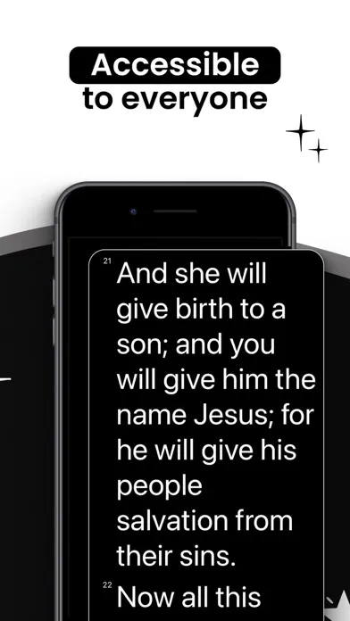 Accessible NIV Bible & Widget スクリーンショット