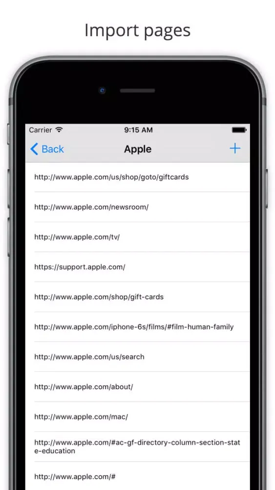 Tangkapan layar Mobile Web Accessibility Check