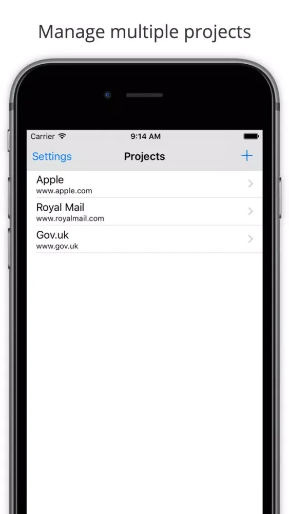 Tangkapan layar Mobile Web Accessibility Check