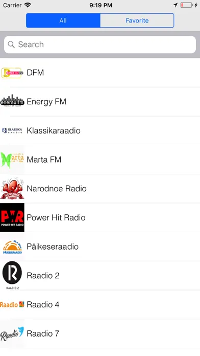 Ảnh chụp màn hình của Eesti Radio