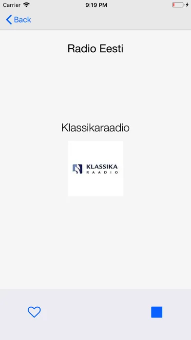 Ảnh chụp màn hình của Eesti Radio
