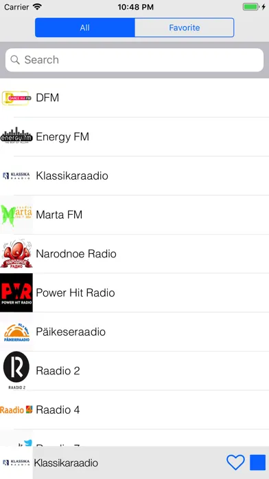 Ảnh chụp màn hình của Eesti Radio
