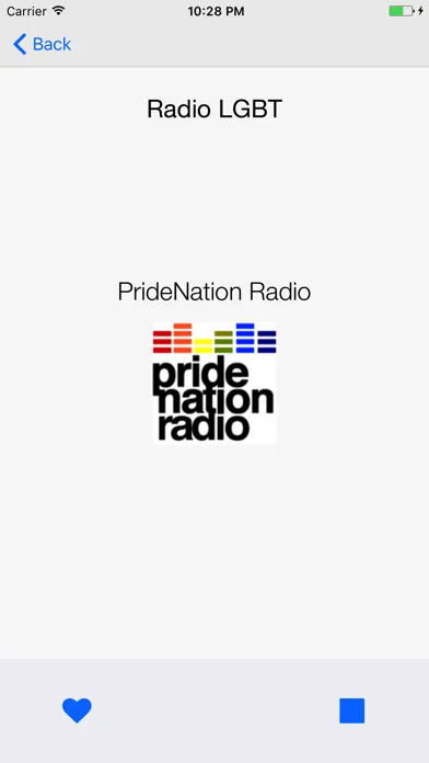 Capturas de tela do Radio LGBT