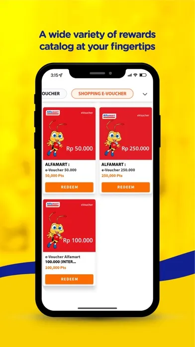 BlueBand Loyalty App Screenshots