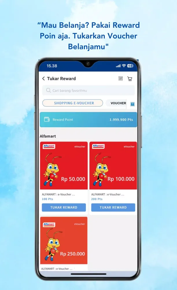 ภาพหน้าจอของ BRILife Reward Point