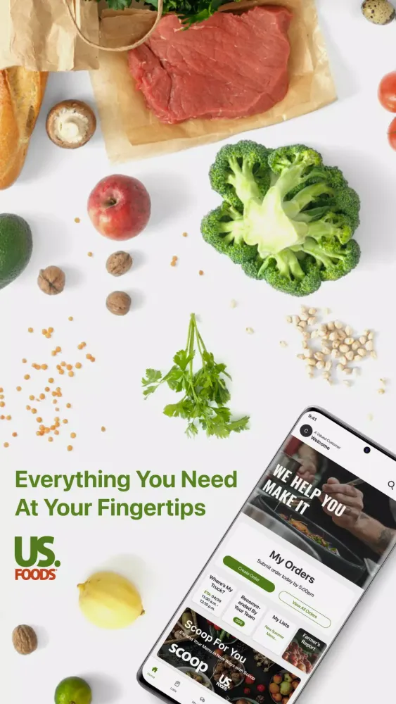 US Foods MOXē Ekran Görüntüleri