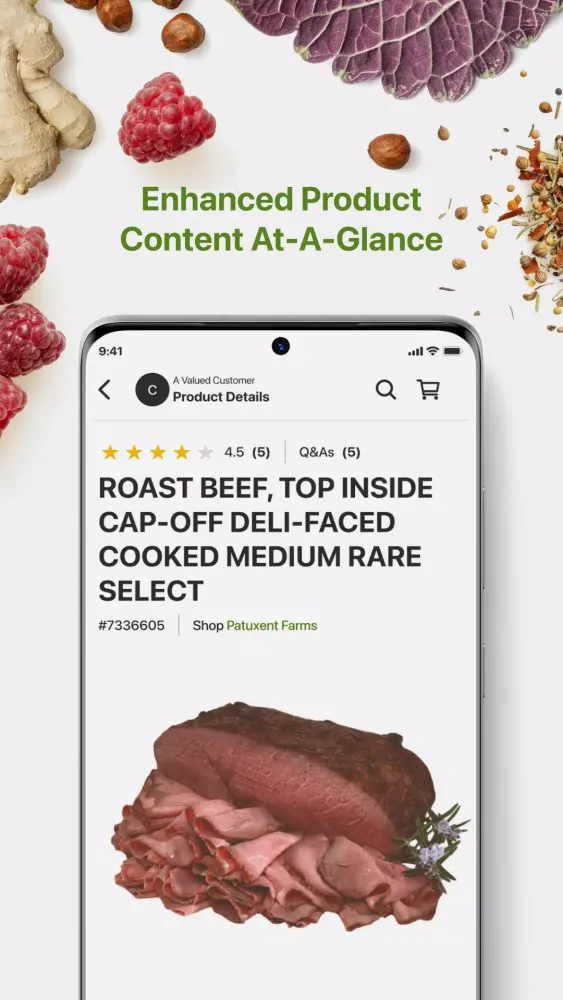 US Foods MOXē Ekran Görüntüleri