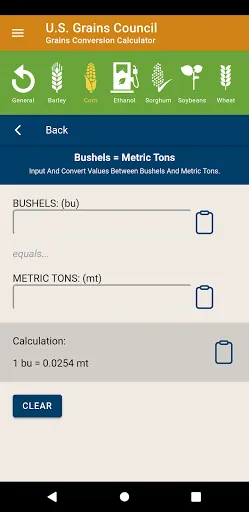 USGC Grains Calculator應用截圖