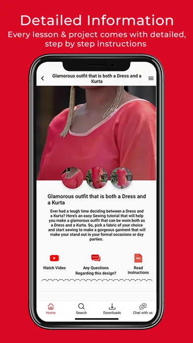 Screenshot di USHA Silai