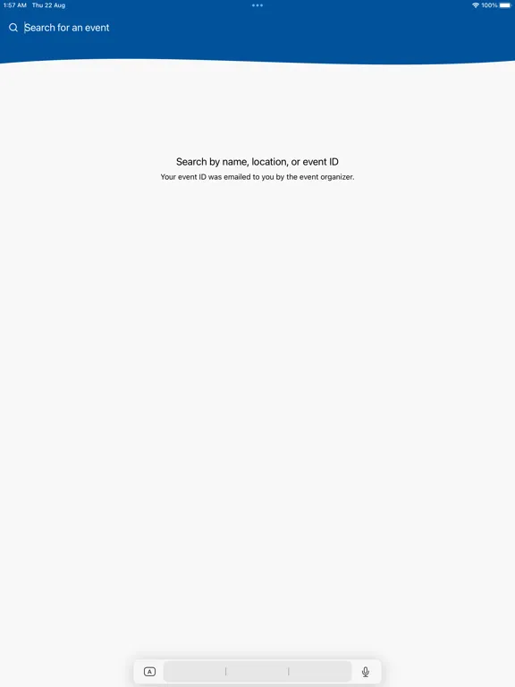 USI Event Center iPad 应用截图