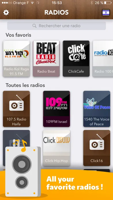 تصاویر Israel Radio - קול ישראל access all Radios FREE!
