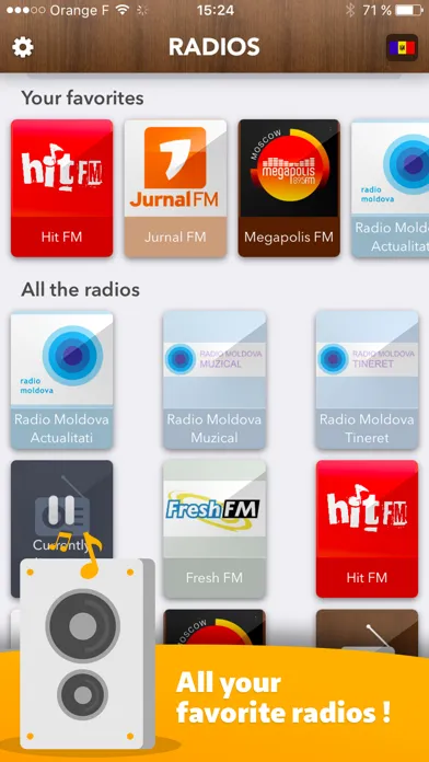Moldova Radio - access all Radios in Moldavia FREE应用截图