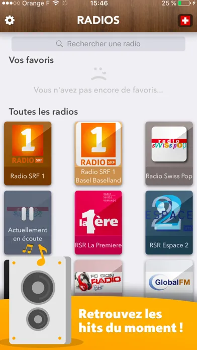 Скриншоты Swiss Radio - all Radios in Switzerland Schweiz FR