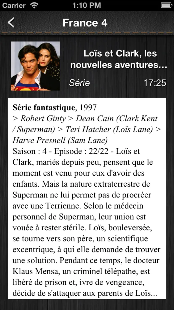 Zrzuty ekranu Programme Télé France : La Meilleure App de Programmes TV !