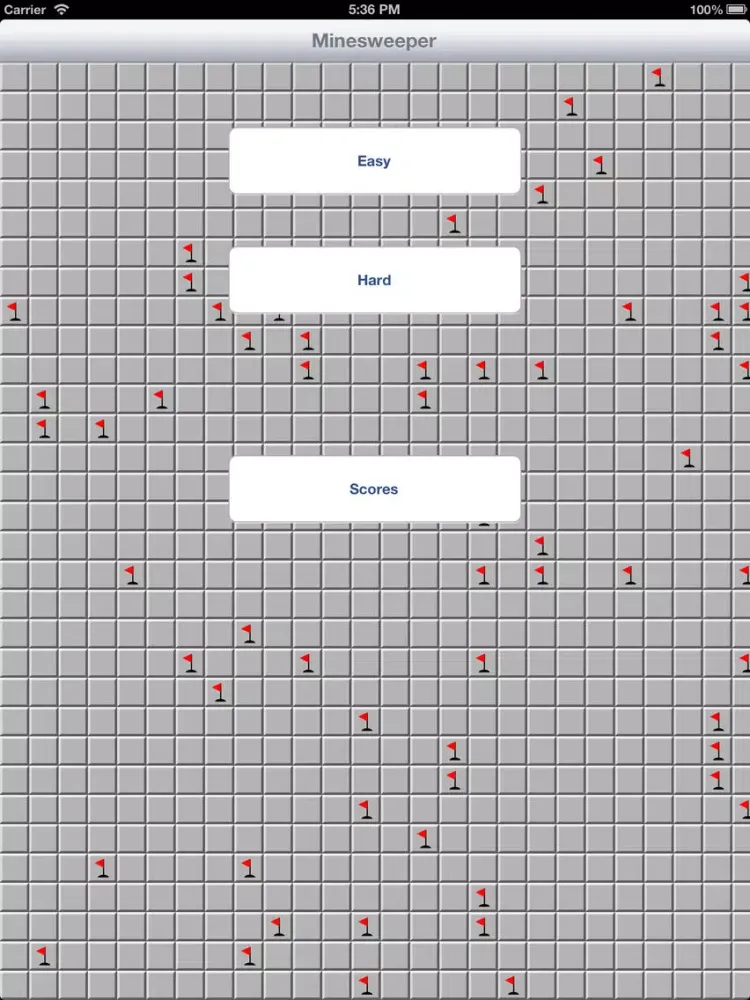 Minesweeper: The most famous game in the world! Free! Mines explode bombs all must! iPad  Screenshots