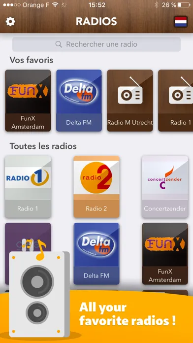 Screenshot di Dutch Radio – Radios Netherlands Nederland FREE!