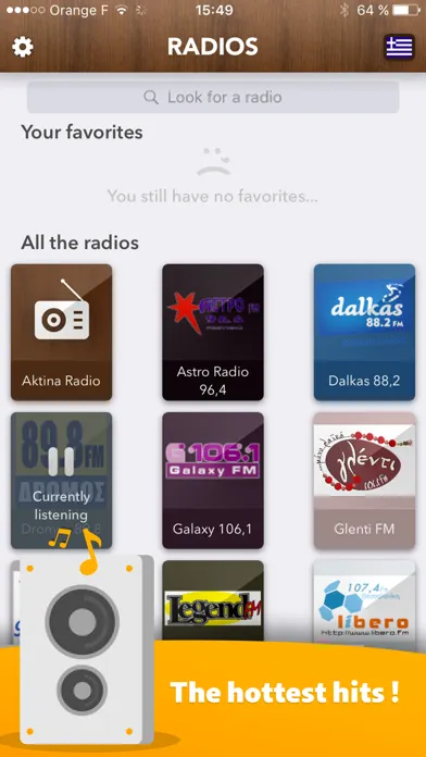 Ảnh chụp màn hình của Greek Radio Free - ραδιόφωνο Ελλάδα gratis!