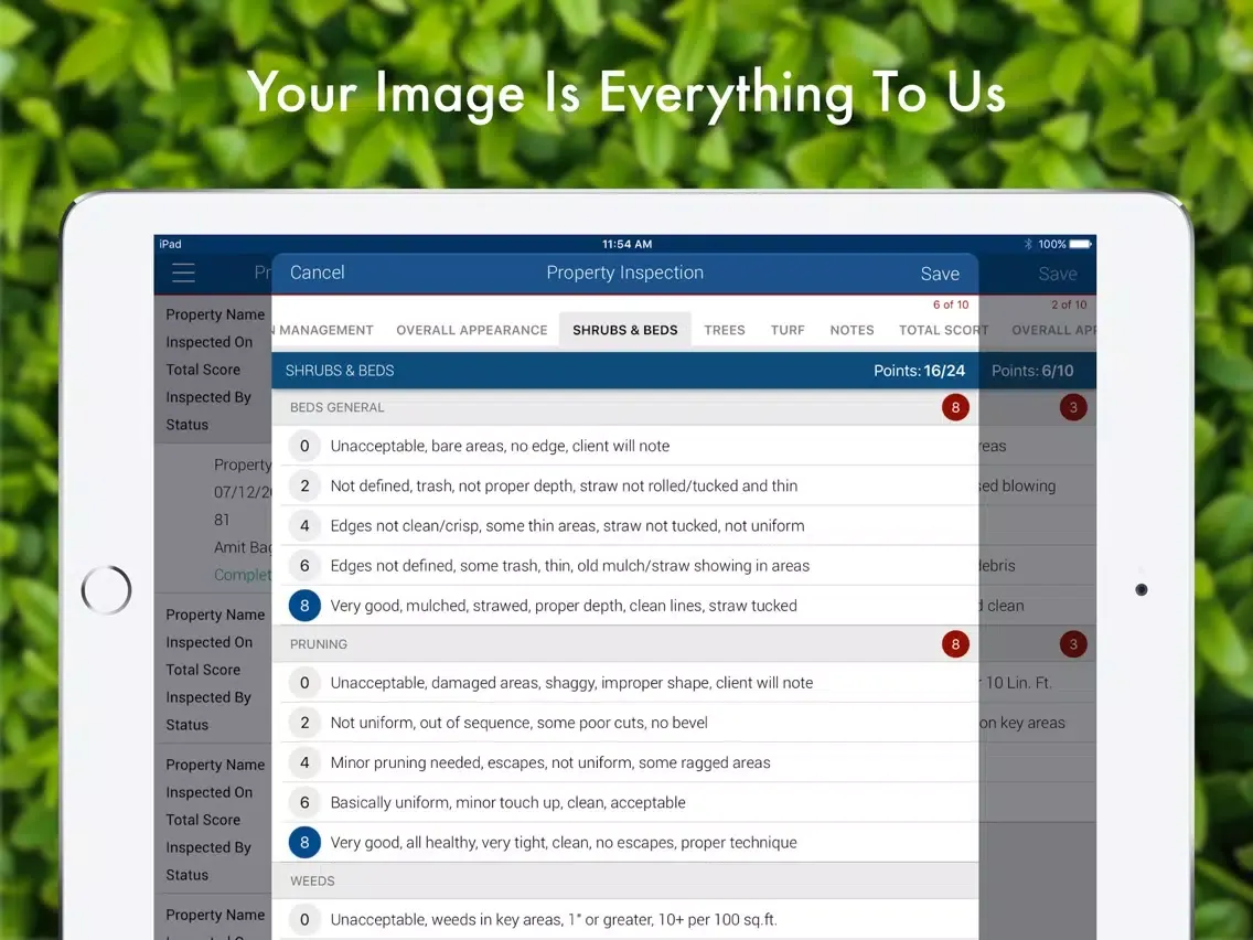 U.S. Lawns iPad  Screenshots