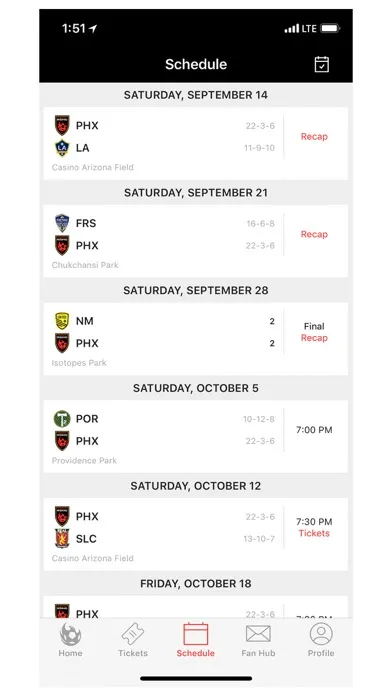 Phoenix Rising FC Screenshots