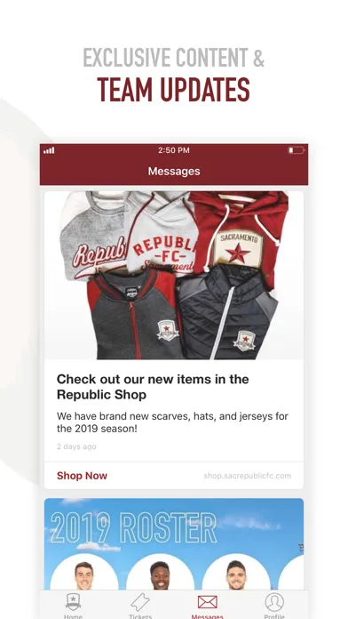 Zrzuty ekranu Sacramento Republic FC App