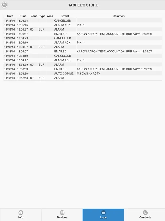 Скриншоты US Monitoring Access iPad 