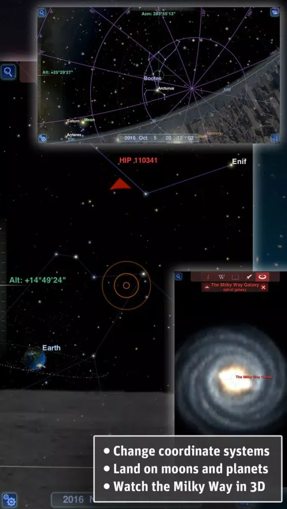 Tangkapan layar Redshift Pro - Astronomy