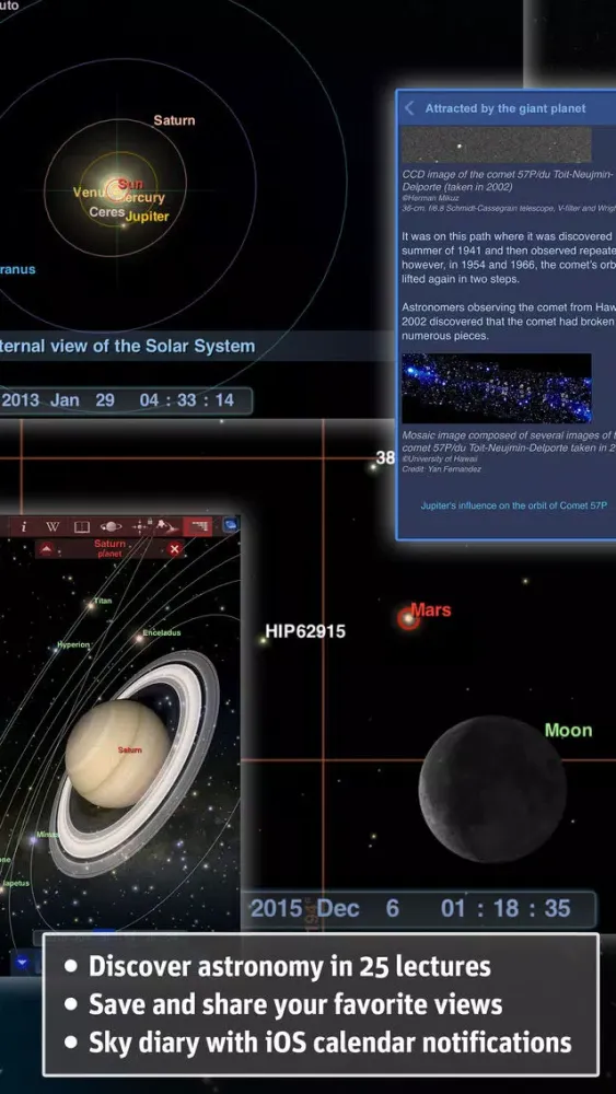 Tangkapan layar Redshift Pro - Astronomy