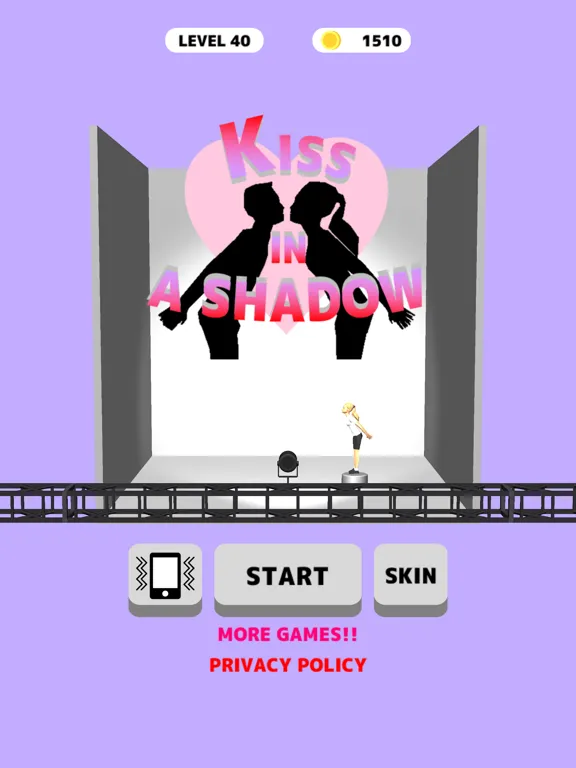 Tangkapan skrin Kiss In a Shadow iPad 