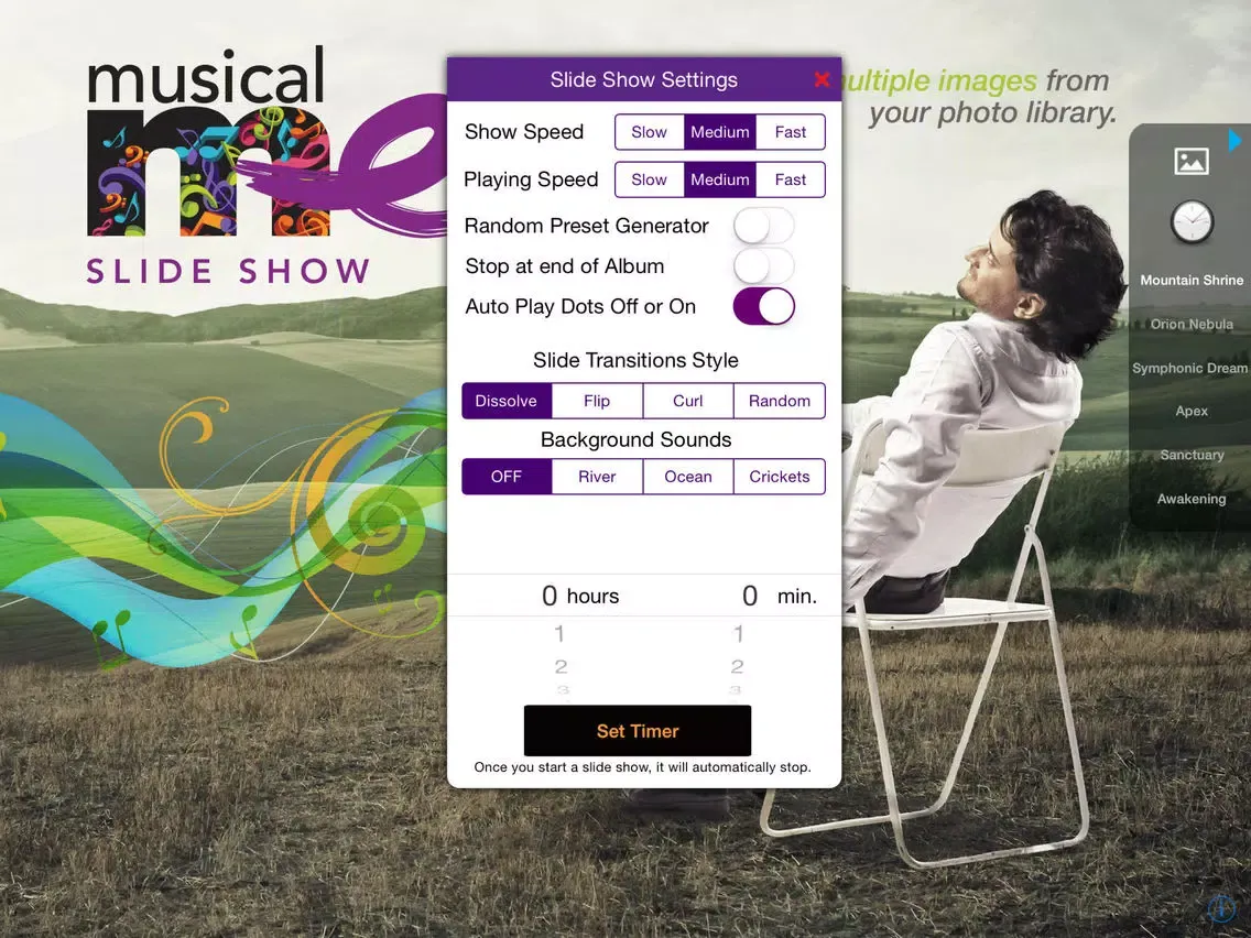 صور MusicalMe Slide Show iPad 