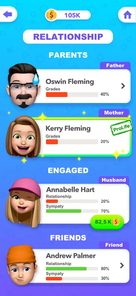 Story Life Simulator 스크린샷