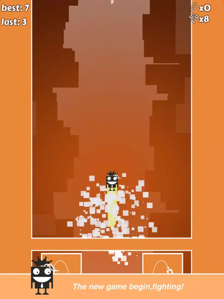 Jump Up Geometry Dance on Finger iPad  سکرین شاٹس