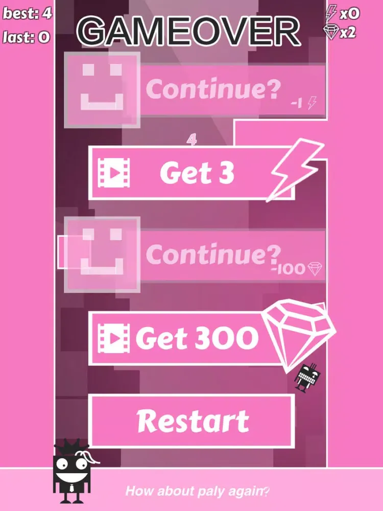 Jump Up Geometry Dance on Finger iPad  سکرین شاٹس