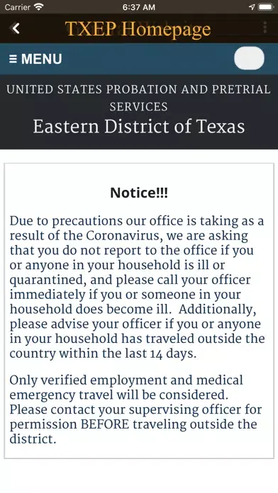 USPO Tyler/Texarkana/Lufkin Screenshots