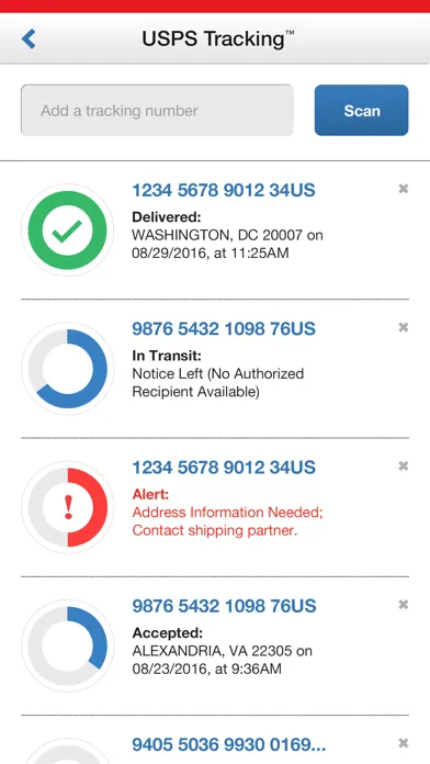 USPS Mobile®應用截圖