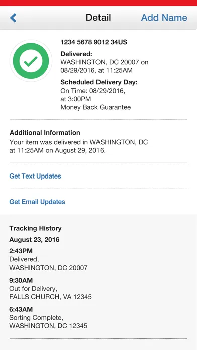 USPS Mobile®應用截圖