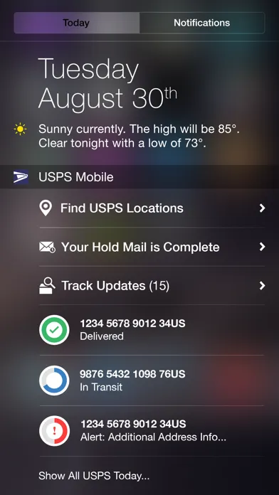 USPS Mobile®應用截圖