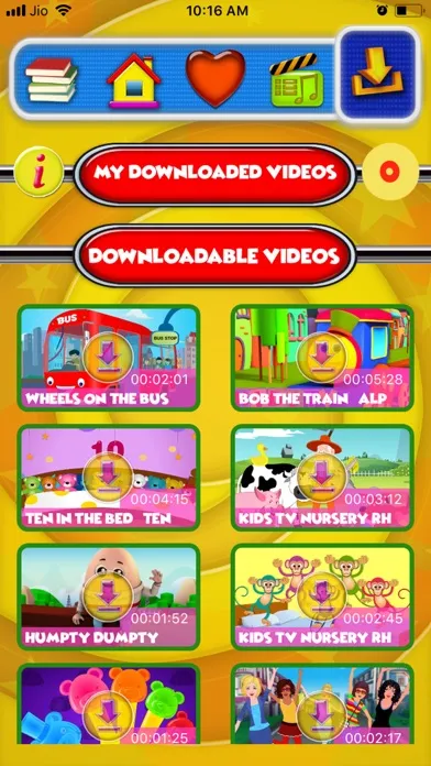 Tangkapan layar Kids ABC TV Nursery Rhymes