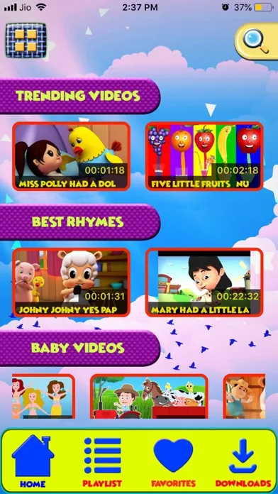 Capturas de pantalla de KidsTV Chansons de Bebe