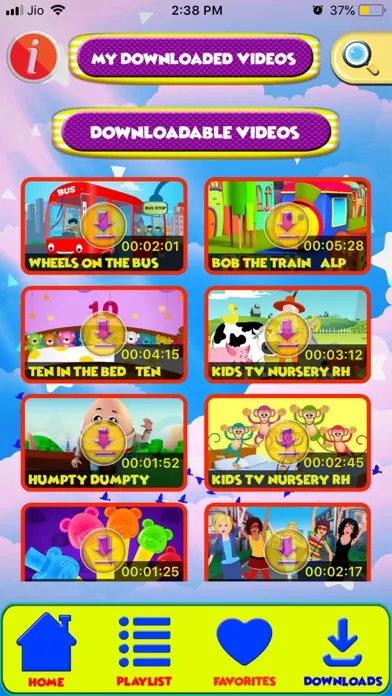 Capturas de pantalla de KidsTV Chansons de Bebe