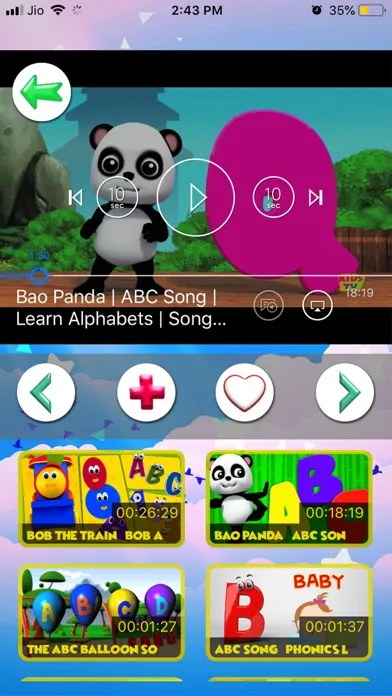 Capturas de pantalla de KidsTV Chansons de Bebe