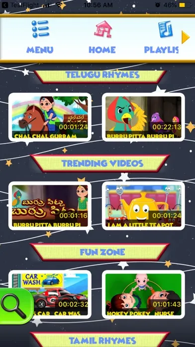 Capturas de pantalla de KidsTV India